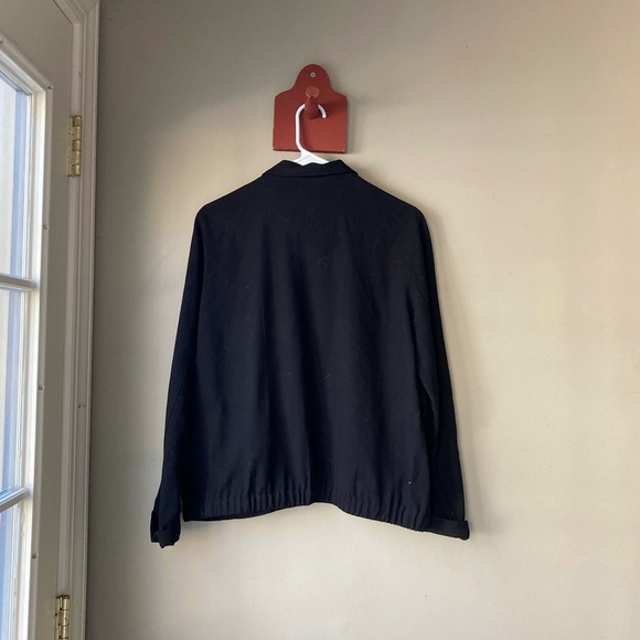 Vintage Saks Fifth Avenue Lightweight Collared Zip Up Jacket Petite L - Picture 5 of 6